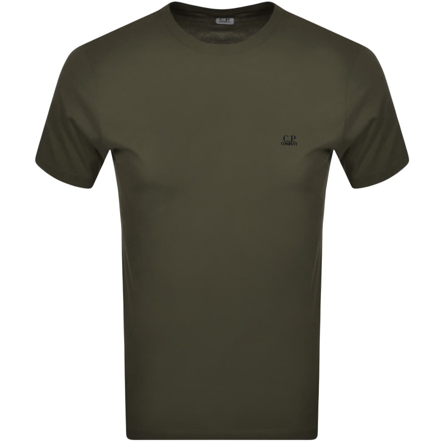 Alternative Image for ProductCP Company Logo T Shirt Green1